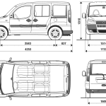 Fiat Doblo blueprint
