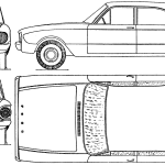 Ford Falcon blueprint