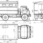 GAZ-66 blueprint