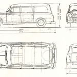 Peugeot 403 blueprint