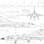 Saab 35 Draken blueprint