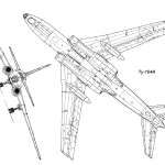Tu-104 blueprint