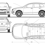 Volkswagen Tiguan blueprint