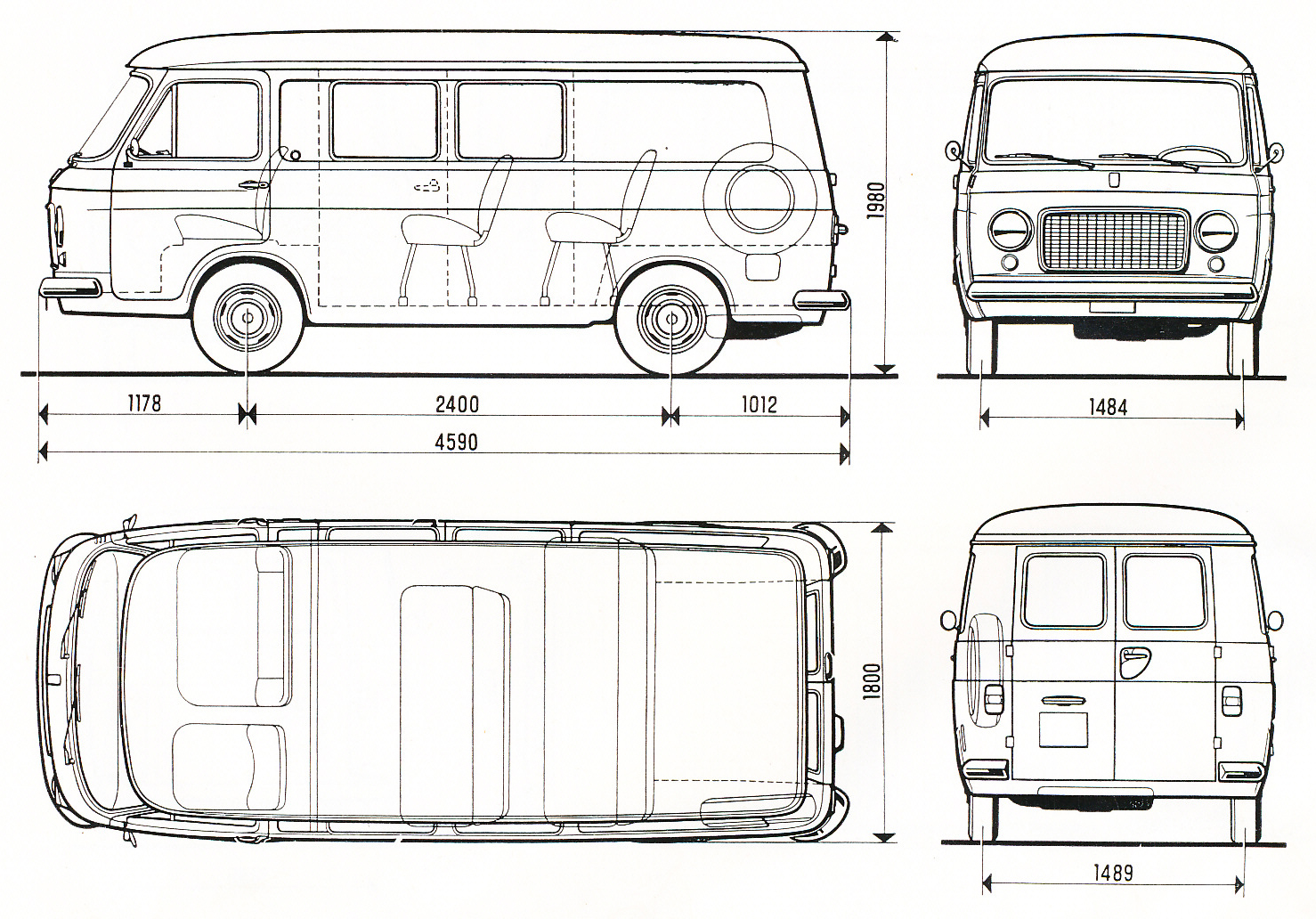 Fiat 238 blueprint