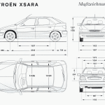 Citroen Xsara blueprint