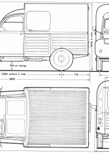 Citroën AK 400 blueprint