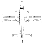 Embraer EMB 110 Bandeirante blueprint