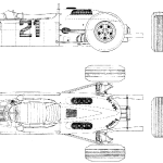 Ferrari 158 blueprint
