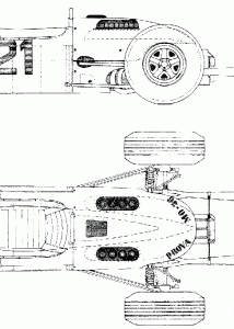 Ferrari 158 blueprint