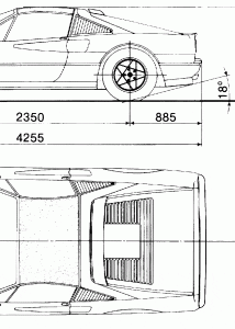 Ferrari 328 blueprint