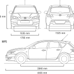 Mazda 3 blueprint