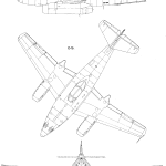 Me 262 Schwalbe blueprint