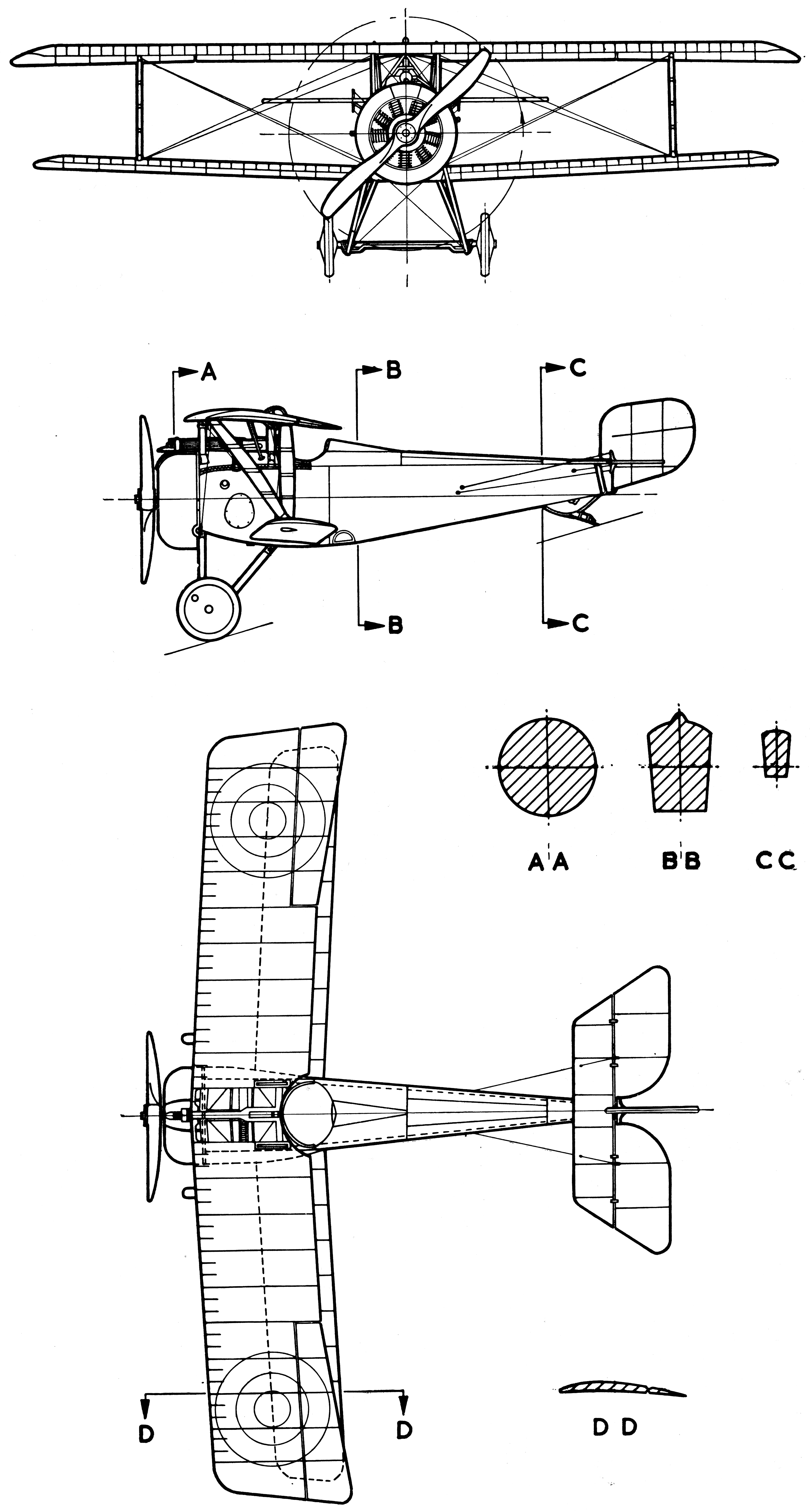 Nieuport 17 blueprint