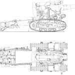 203 mm howitzer M1931 (B-4) blueprint
