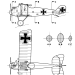 LFG Roland D.II blueprint