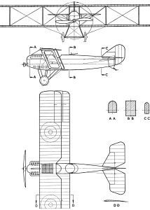 Packard-Le Père LUSAC-11 blueprint