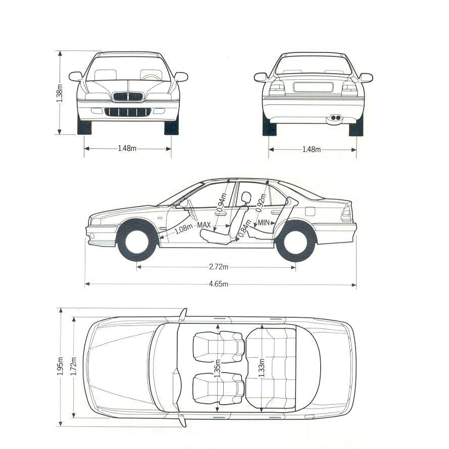 Rover 600 blueprint