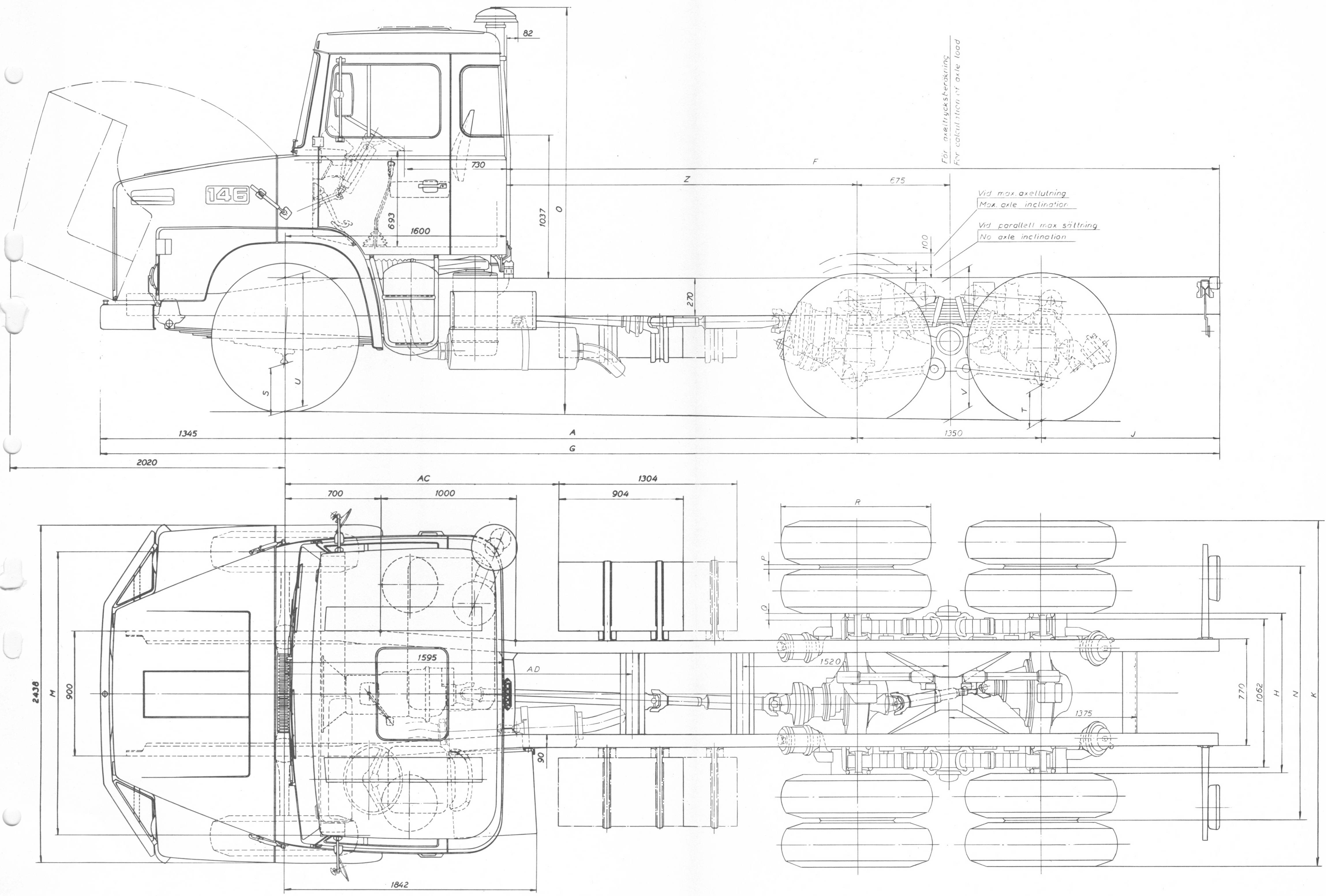 Scania LT blueprint