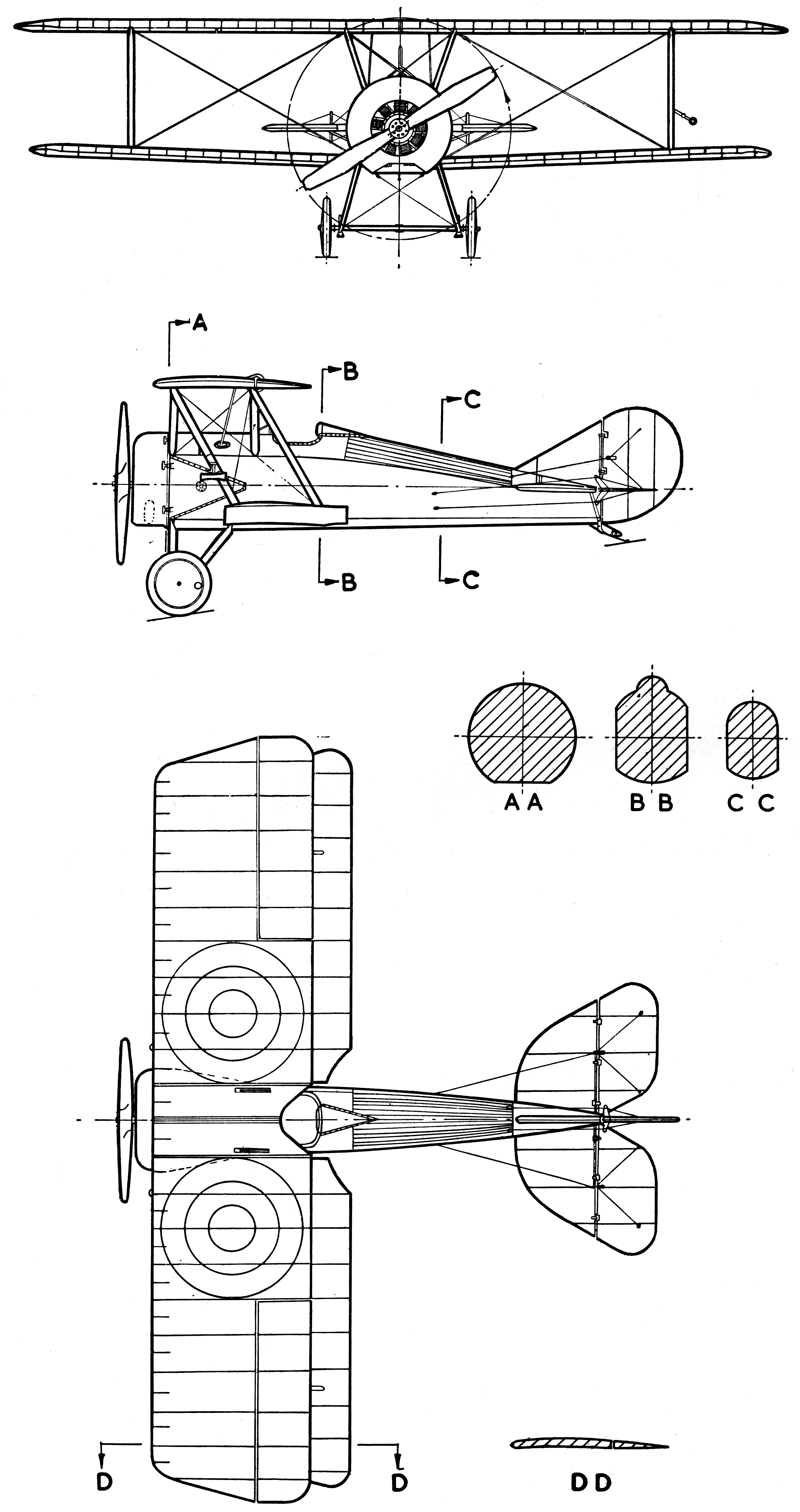 Thomas-Morse S-4 blueprint