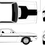 Dodge Challenger blueprint