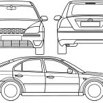 Ford Mondeo blueprint