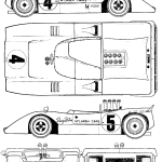 McLaren M8A blueprint
