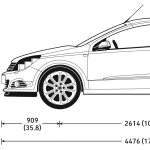 Opel Astra twintop blueprint