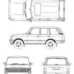 Land Rover Range Rover blueprint