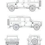 Land Rover Defender blueprint