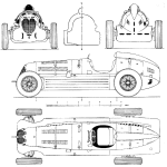 Alfa Romeo Bimotore blueprint
