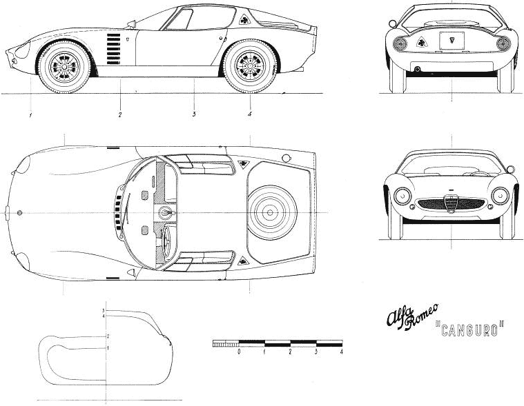 Alfa Romeo Canguro blueprint
