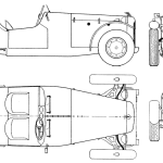 Bentley 4.5 Litre blueprint
