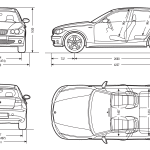 BMW 1-Series E87 blueprint