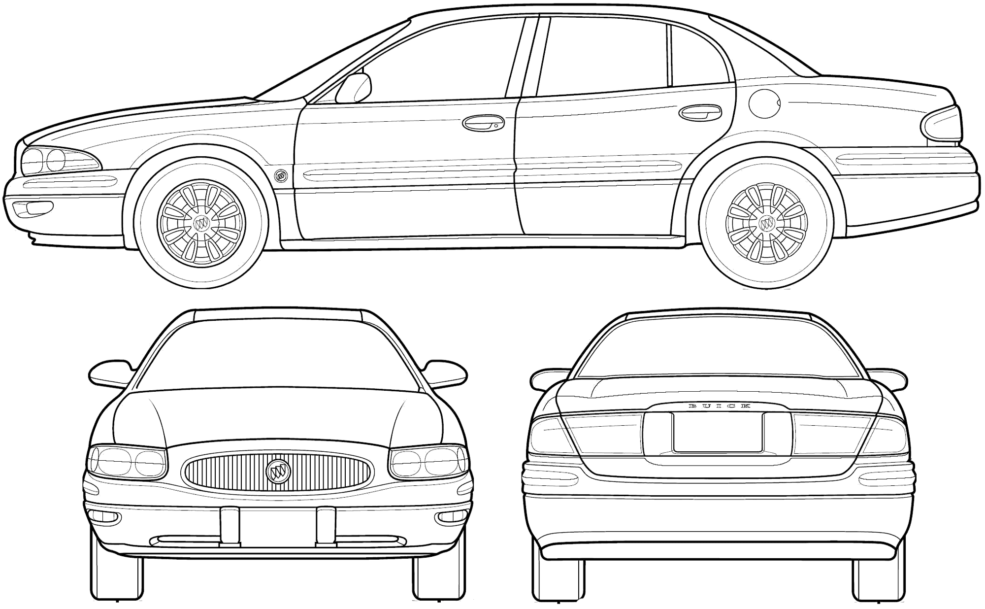 Buick LeSabre blueprint
