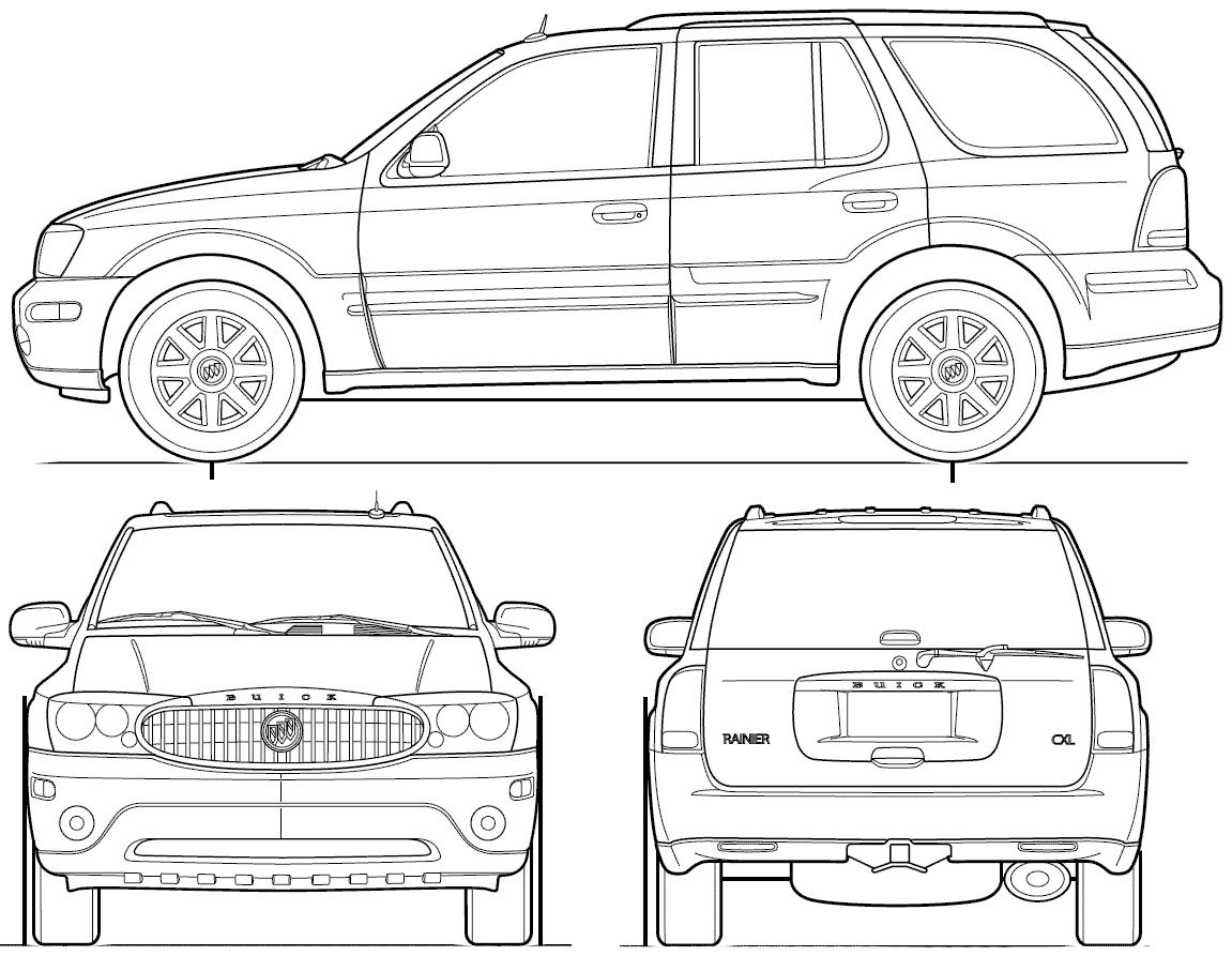 Buick Rainier blueprint