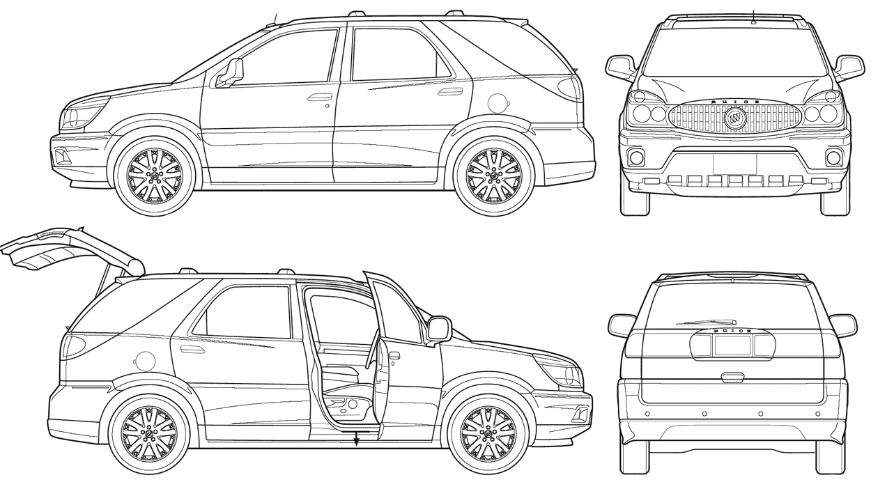Buick Rendezvous blueprint