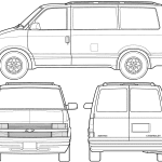 Chevrolet Astro blueprint