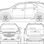 Chevrolet Equinox blueprint