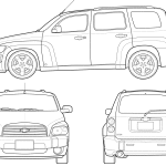 Chevrolet HHR blueprint