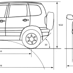 Chevrolet Niva blueprint