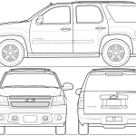 Chevrolet Tahoe blueprint