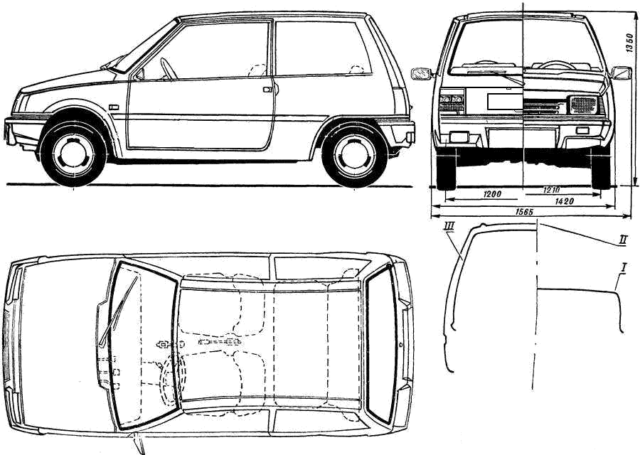 Dacia 500 Lăstun blueprint