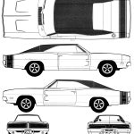 Dodge Charger blueprint