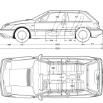 Volvo 480 blueprint