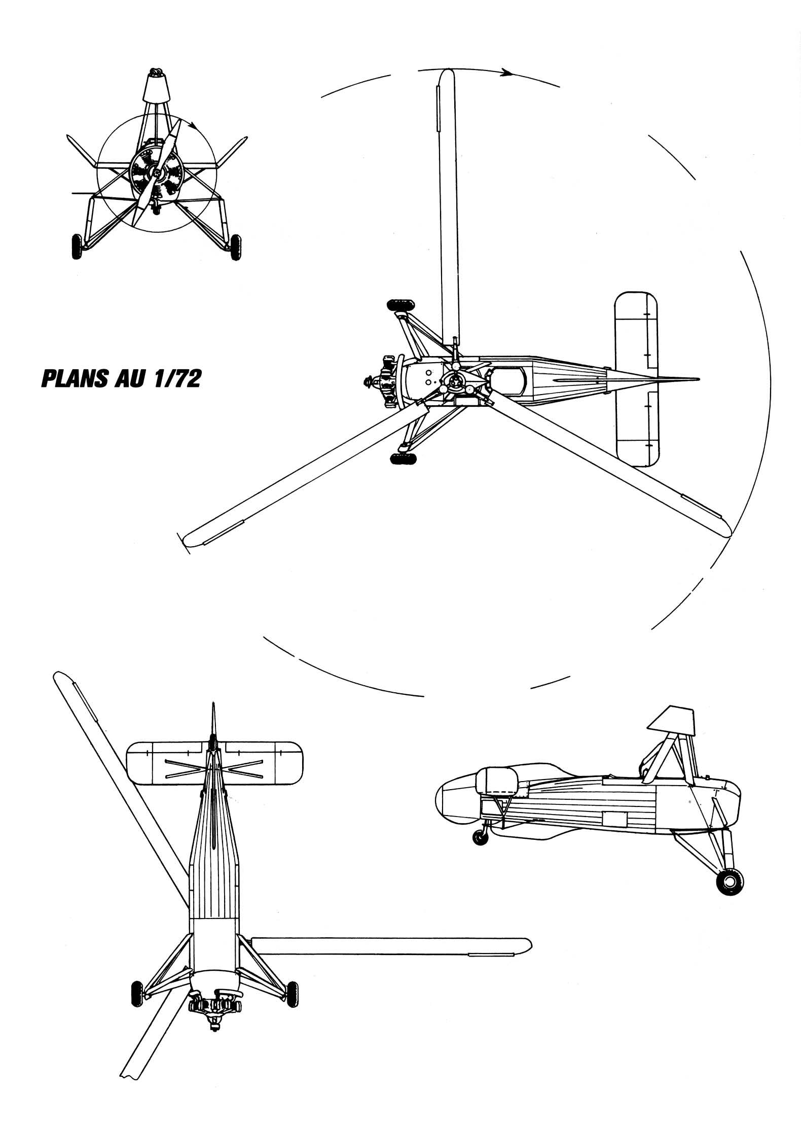 Cierva C.30 blueprint