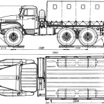 Ural-375D blueprint