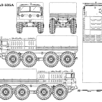 MAZ-535 blueprint