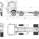Mercedes-Benz Axor blueprint