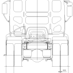 DAF LF 55 blueprint