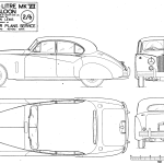 Jaguar Mark VII blueprint